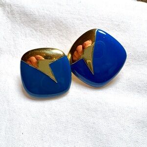 Vintage Monet clip on earrings
